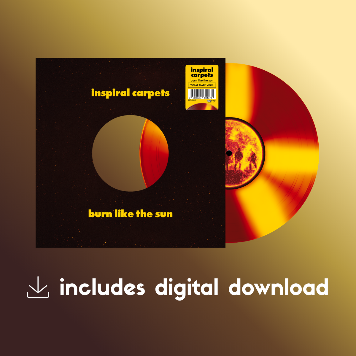 Inspiral Carpets - 'Burn Like The Sun' - 'Solar Flare' Vinyl + Digital Download