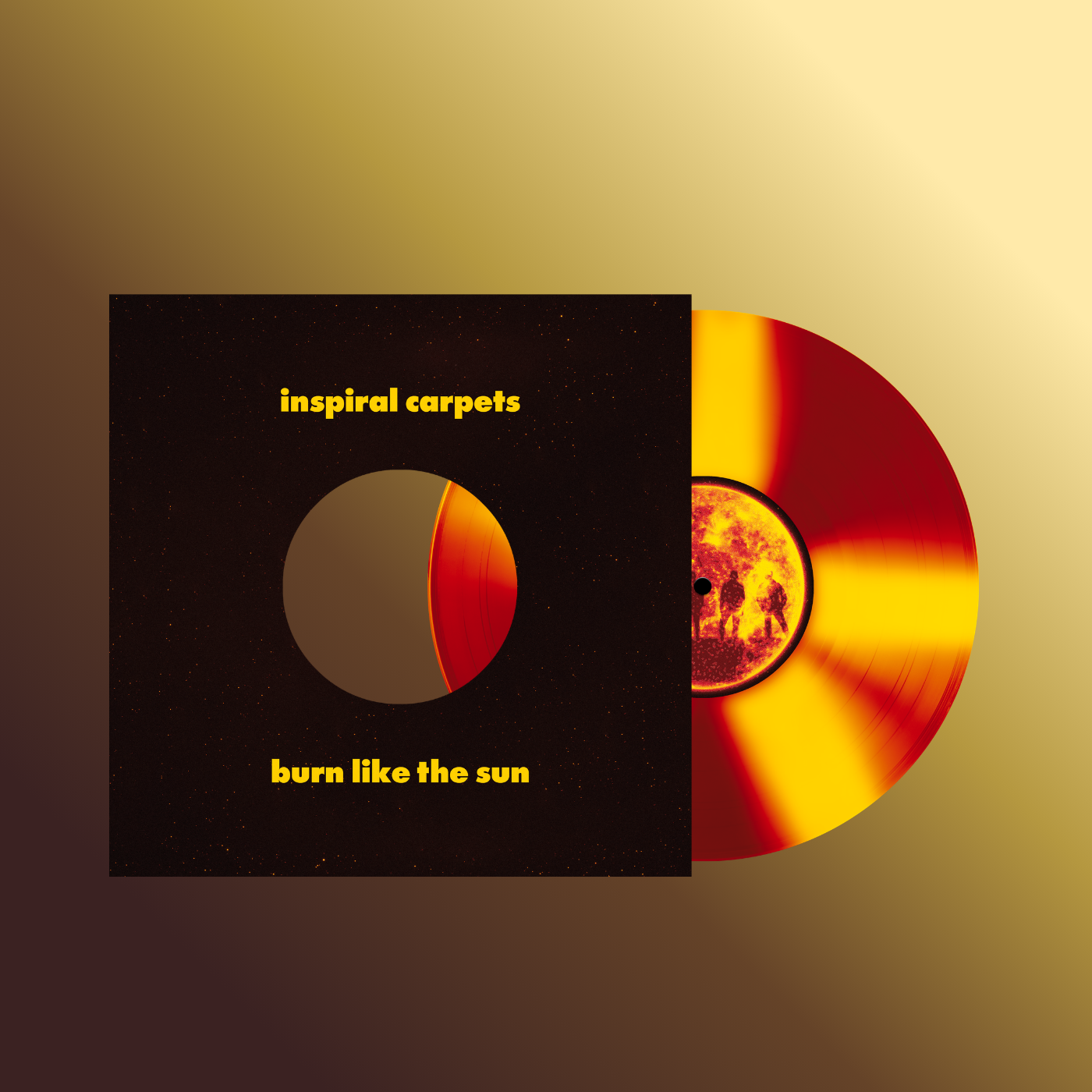 Inspiral Carpets - 'Burn Like The Sun' - Cornetto 'Solar Flare' Vinyl - Webstore Exclusive